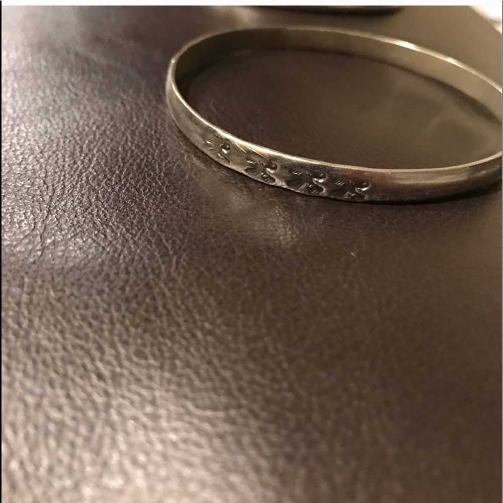 925 Solid Bangle - image 1